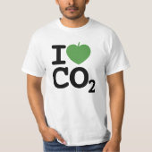 Ik ben gek op CO2 - I Leaf Carbon Dioxide Mannen T-shirt (Voorkant)