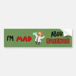Ik ben gek op de Bumpersticker van de science Prot