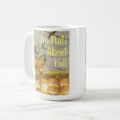 Ik ben gek op de herfst koffiemok (Voorkant links)