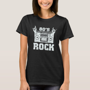 Ik ben gek op de Mannen van de 80-jarige Rock Retr T-shirt