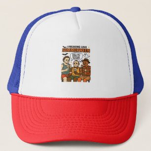 Ik ben gek op de zomer trucker pet