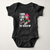 Ik ben gek op een meisje dat Humor romantiek probe Romper (Voorkant)