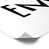 Ik ben gek op Engels Poster (Hoek)