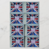 Ik ben gek op Engelse art print Briefpapier (Voorkant)