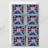 Ik ben gek op Engelse art print Briefpapier (Voorkant / Achterkant)