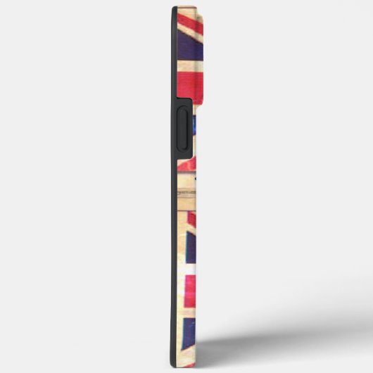Ik ben gek op Engelse art print Case-Mate iPhone Case (Achterkant / Rechts)