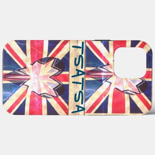 Ik ben gek op Engelse art print Case-Mate iPhone Case (Achterkant (horizontaal))