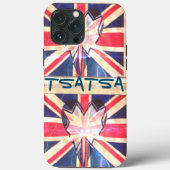 Ik ben gek op Engelse art print Case-Mate iPhone Case (Achterkant)