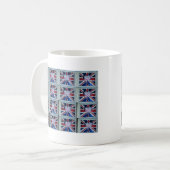 Ik ben gek op Engelse art print Koffiemok (Voorkant links)