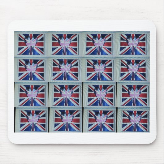 Ik ben gek op Engelse art print Muismat (Voorkant)