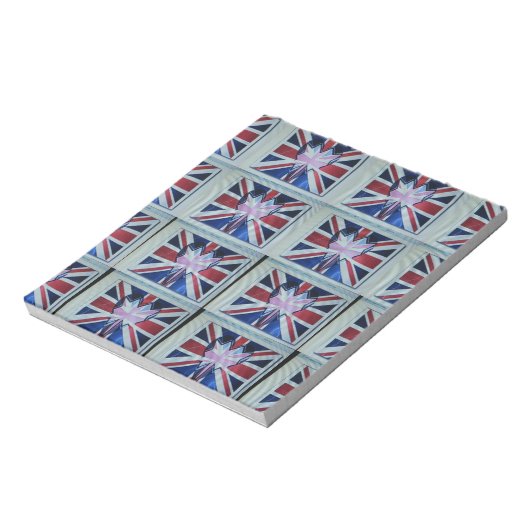 Ik ben gek op Engelse art print Notitieblok (Linkerzijde)