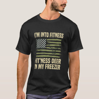 Ik ben gek op fitness herten in mijn vriezer Grapp T-shirt