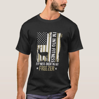 Ik ben gek op fitness herten in mijn vriezer Grapp T-shirt