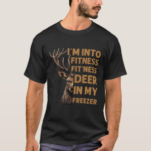 Ik ben gek op fitness Herten in mijn vriezer Herte T-shirt