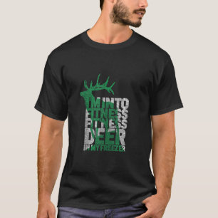 Ik ben gek op fitness herten in mijn vriezer herte t-shirt