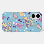 Ik ben gek op Glitter Y2K Case-Mate iPhone Case (Achterkant (horizontaal))