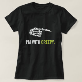 Ik ben gek op grappige Halloween T-shirt