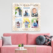 Ik ben gek op het leven dat we samen hebben gebouw canvas afdruk (Insitu (Woonkamer))