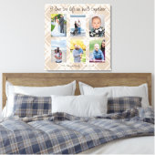 Ik ben gek op het leven dat we samen hebben gebouw canvas afdruk (Insitu (Slaapkamer))