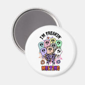 Ik ben gek op het smelten van Halloween Ice Cream  Magneet (Voorkant / Achterkant)