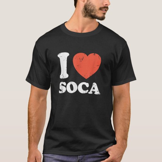 Ik ben gek op het West-Indische carnaval T-shirt (Voorkant)