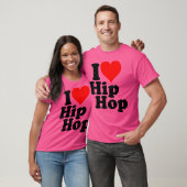 Ik ben gek op Hip Hop Rap T-shirt (Unisex)