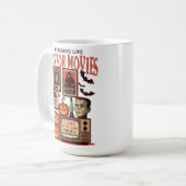 Ik ben gek op horrorfilms koffiemok (Voorkant links)