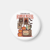 Ik ben gek op horrorfilms magneet (Voorkant)