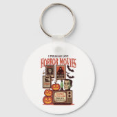 Ik ben gek op horrorfilms sleutelhanger (Voorkant)