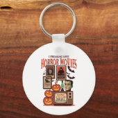 Ik ben gek op horrorfilms sleutelhanger (Voorkant)