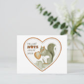 Ik ben gek op je eekhoorn briefkaart (Staand voorkant)