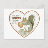 Ik ben gek op je eekhoorn briefkaart (Voorkant)