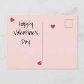 Ik ben gek op je klote eekhoorn, hartenValentijn Feestdagenkaart (Achterkant)