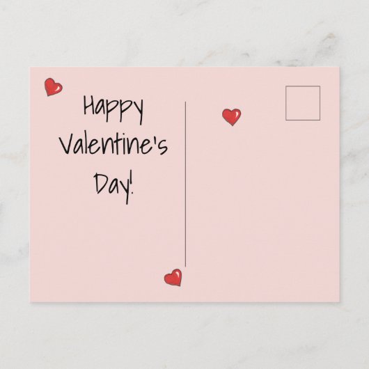 Ik ben gek op je klote eekhoorn, hartenValentijn Feestdagenkaart (Achterkant)