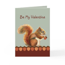 Ik ben gek op je Valentijn Fun Squirrel Love