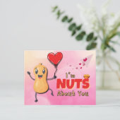 Ik ben gek op je Valentijnsdag Feestdagenkaart (Staand voorkant)