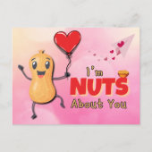 Ik ben gek op je Valentijnsdag Feestdagenkaart (Voorkant)