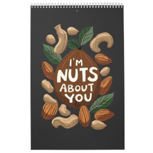 Ik ben gek op jou - Funny Nut Lovers Design Kalender