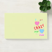 Ik ben gek op jou post-it® notes (Kantoor)