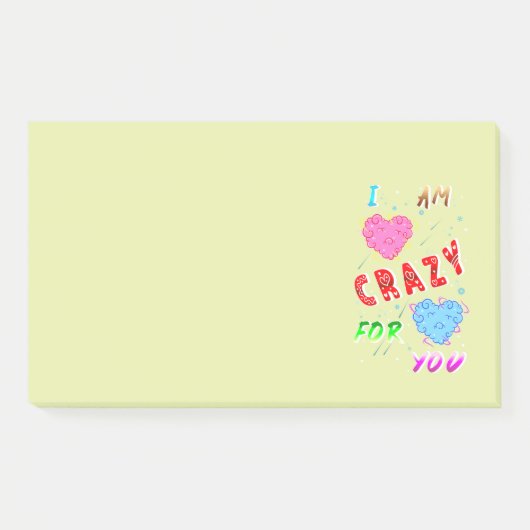 Ik ben gek op jou post-it® notes (Voorkant)