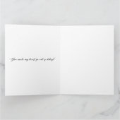 Ik ben gek op jou, simpele grappige eikel voor Val Kaart (Binnen)