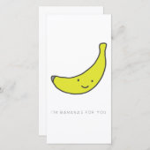 Ik ben Gek op Jou Valentijnkaart Bedankkaart (Voorkant / Achterkant)