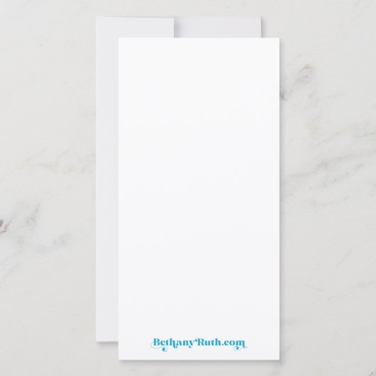 Ik ben Gek op Jou Valentijnkaart Bedankkaart (Achterkant)