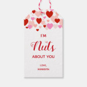 Ik ben gek op jou Valentijnsdag Cadeaubijschrift L Cadeaulabel (Voorkant)