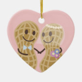 Ik ben gek op jullie grappige liefdescitaten keramisch ornament (Voorkant)