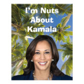 Ik ben gek op Kamala Foto Afdruk (Voorkant)