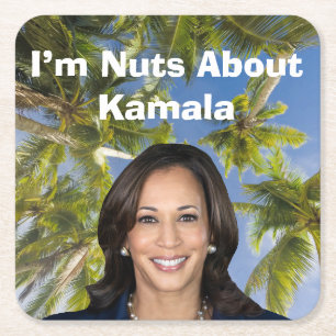 Ik ben gek op Kamala Kartonnen Onderzetters