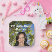 Ik ben gek op Kamala Papieren Bordje (Feest)