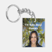 Ik ben gek op Kamala Sleutelhanger (Voorkant Links)