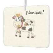 Ik ben gek op koeien, aangepaste luchtverfrisser v (Links)